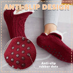 Cozy Fleece-Lined Knit Slippers