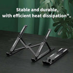 Adjustable Laptop Holder - Plastic & Aluminum Options