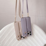 Fashion Crossbody iPhone Case with Cardholder and Strap