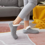 Cozy Fleece-Lined Knit Slippers