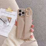 Fashion Crossbody iPhone Case with Cardholder and Strap