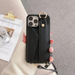 Fashion Crossbody iPhone Case with Cardholder and Strap