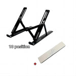 Adjustable Laptop Holder - Plastic & Aluminum Options