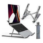 Adjustable Laptop Holder - Plastic & Aluminum Options