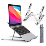 Adjustable Laptop Holder - Plastic & Aluminum Options