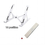 Adjustable Laptop Holder - Plastic & Aluminum Options